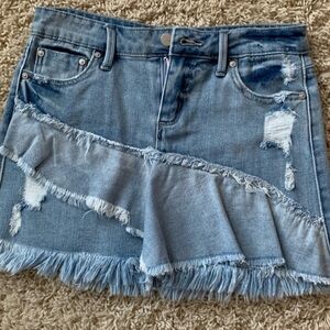 Tractr jeans denim skirt